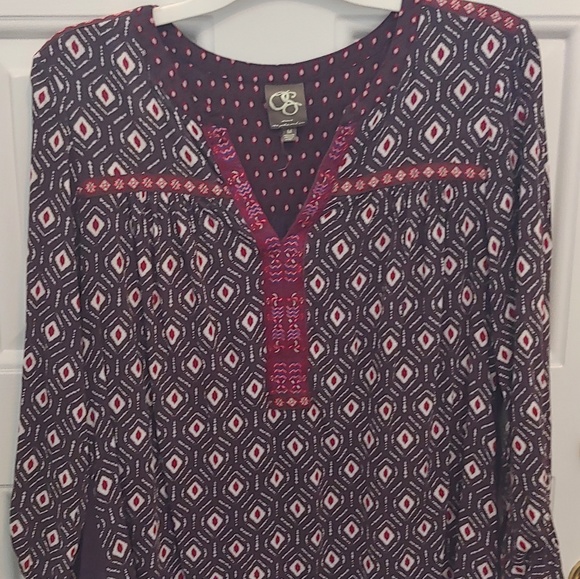 Anthropologie 3/4 length sleeve shirt women's M - Picture 2 of 8